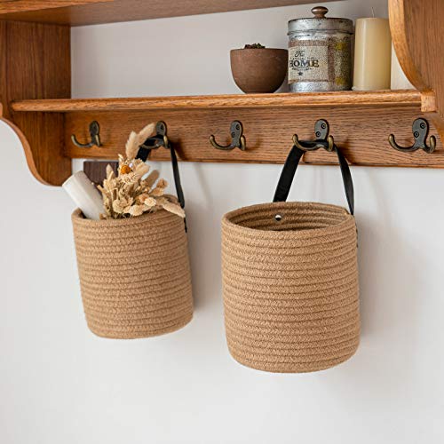 Goodpick Woven Hanging Baskets Set (2 Pack)
